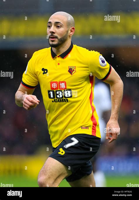 Nordin Amrabat, Watford Stock Photo - Alamy