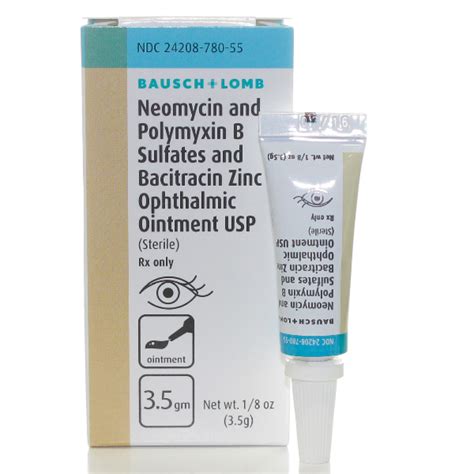 B.N.P. Triple Antibiotic Ophthalmic Ointment 1/8 oz