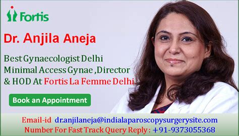 Dr. Anjila Aneja Improves Women's Health With Minimal Access Gynecology Surgery in India