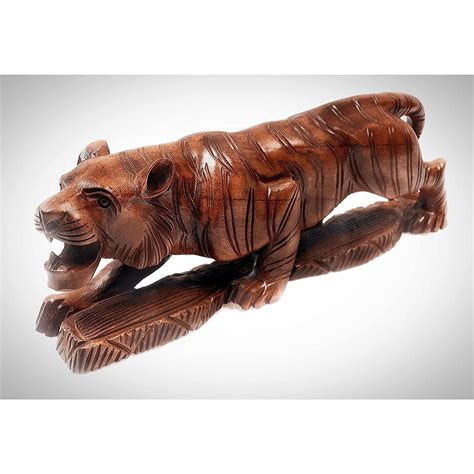 Feng Shui Tiger Wooden Statue at Rs 699 | Animal Sculptures in Jaipur ...