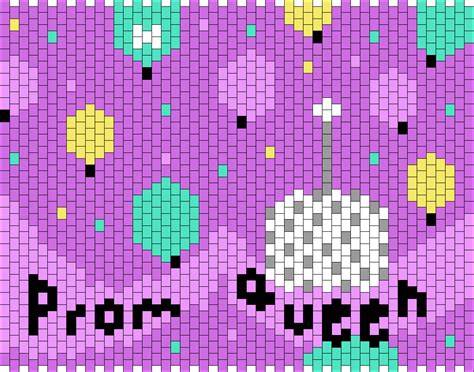 Prom Queen Beach Bunny Album Cover Flat Panel Pony Bead Patterns | Misc Kandi Patterns for Kandi ...