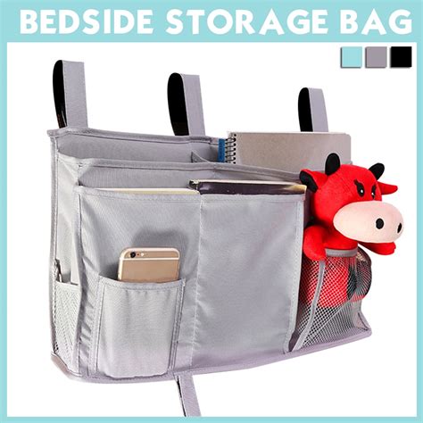 Bedside Storage Organizer 8 Pockets Hanging Storage Bag Organizer ...