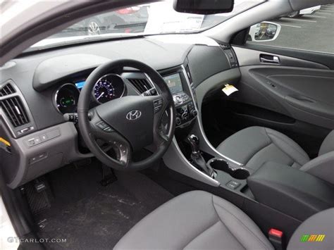 2013 Hyundai Sonata Hybrid Limited Interior Color Photos | GTCarLot.com