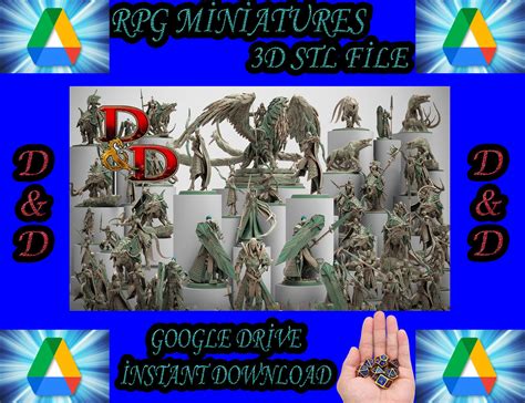 PREMİUM MİNİATURES, Tabletop Miniatures, RPG Miniatures, Dnd Miniatures Pack, Miniatures Stl ...