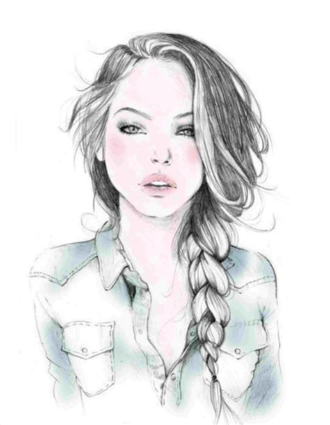 Beautiful Girl Face Drawing at PaintingValley.com | Explore collection of Beautiful Girl Face ...