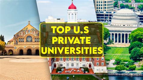 Top 25 Best Private Universities in USA - YouTube