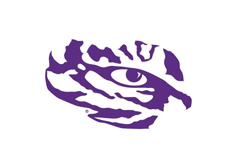 LSU Tigers Eye of the Tiger Logo - Transfer Decal Wall Decal | Shop ...