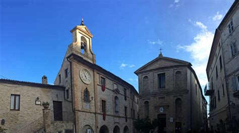 The italian village of Grottammare, Ascoli Piceno in Marche, Italy - e ...