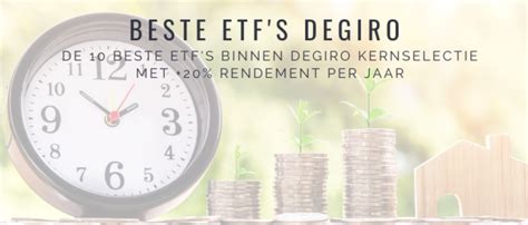 10x Beste ETF’s DEGIRO Kernselectie: +20% Rendement Potentie | Happy ...