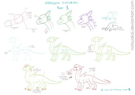Dragon Tutorial 1/??? by Natsuakai on DeviantArt