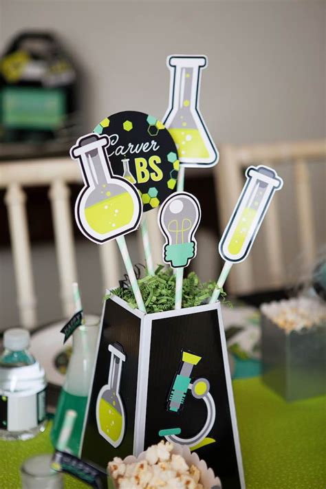 Kara's Party Ideas Science Lab Birthday Party | Kara's Party Ideas