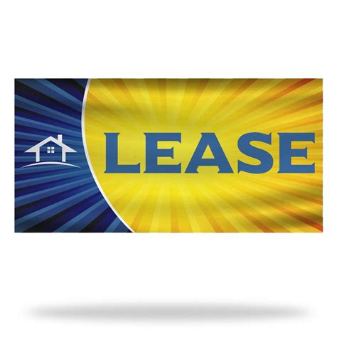 For Lease Flags & Banners Design 03 - Free Customization | Lush Banners