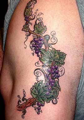 Grapevine Tattoo-Let us celebrate life - Tattoo designs