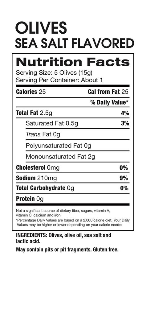 ProLon Ingredients and Nutritional Information - ProLon® Professional