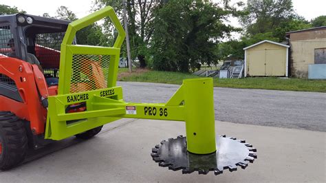 Skid steer loader rotating tree saw - PRO-36 - harlemanglobal