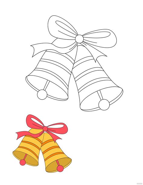 Jingle Bells Coloring Page in PDF, JPG - Download | Template.net