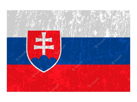 Premium Vector | Slovakia flag official colors and proportion vector ...