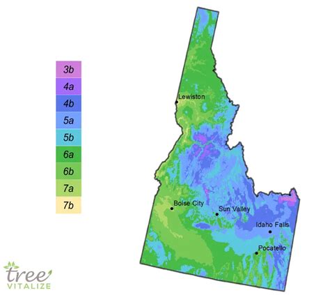 Planting Zones Idaho - Hardiness, Gardening & Climate Zone