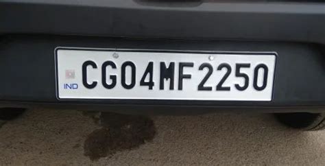 Car Number plate at Rs 650/pair | Car No Plate in Raipur | ID: 19651155797