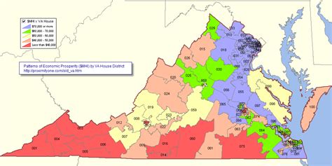 Virginia State Legislative Districts Demographic Economic