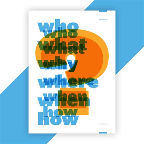 Who, what, why, where, when, how | Movie posters, Poster, Movies