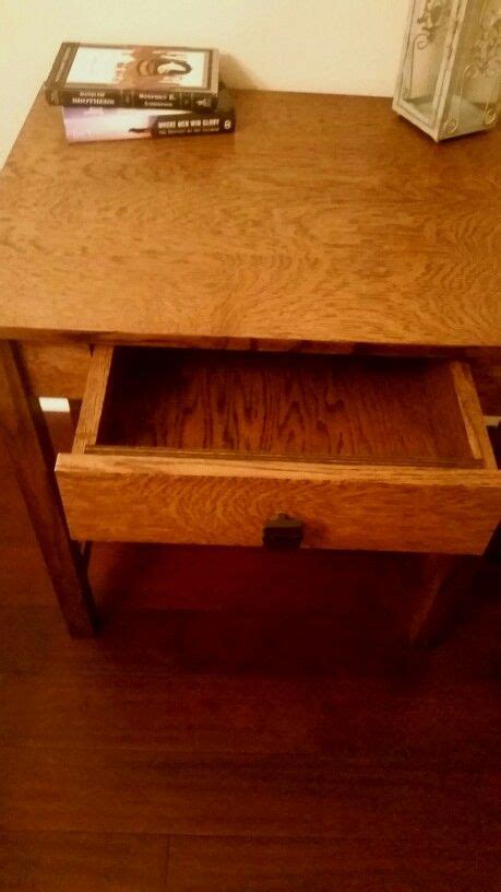 Solid oak drawer on desk. | Custom table, Solid oak, Storage chest