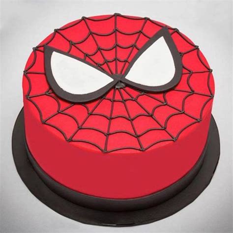 Buy Smacking Cream Spiderman Cake-Appetizing Spiderman Cake