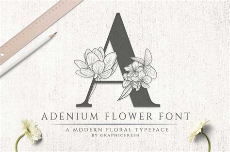 40 Floral Fonts for Perfect Botanical Compositions — The Designest