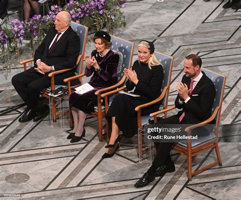 King Harald, Queen Sonja, Crown Princess Mette-Marit and Crown Prince ...