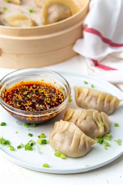 Juicy Steamed Chicken Dumplings - The Flavor Bender