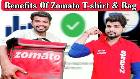 Zomato delivery boy t shirt & bag benefits || Benefits of Zomato t-shirt and bag || Zomato ...