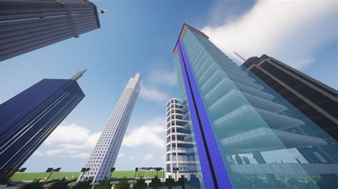 Skyscraper city Minecraft Map