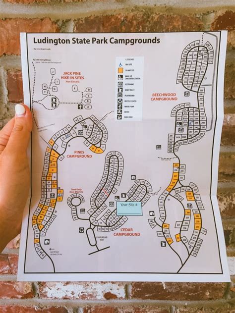 Ludington State Park Trail Map