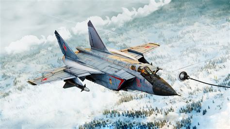 Download Warplane Aircraft Jet Fighter Military Mikoyan MiG-31 HD Wallpaper