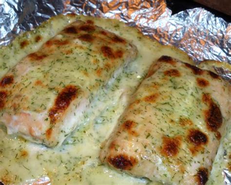 Oven Poached Salmon With Dill Sauce Recipe - Food.com