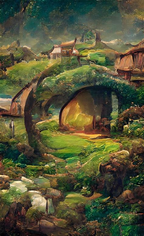 The Shire (Hobbiton) by CasualArtist51 on DeviantArt