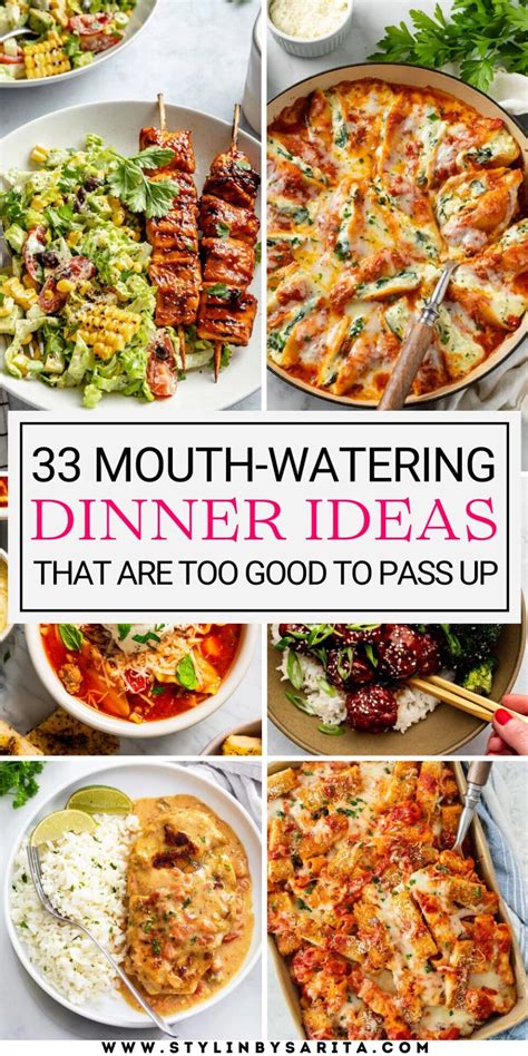 33 DELICIOUS DINNER RECIPES YOU NEED TO TRY - Stylin by Sarita