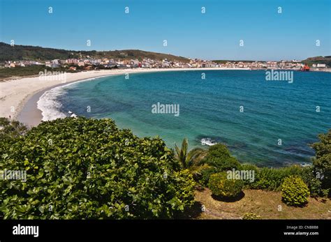 Spain, Galicia, beach Laxe Stock Photo - Alamy