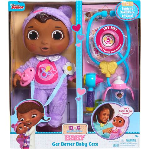 Disney Junior Doc McStuffins Get Better Baby Cece Set | BIG W Toys For ...