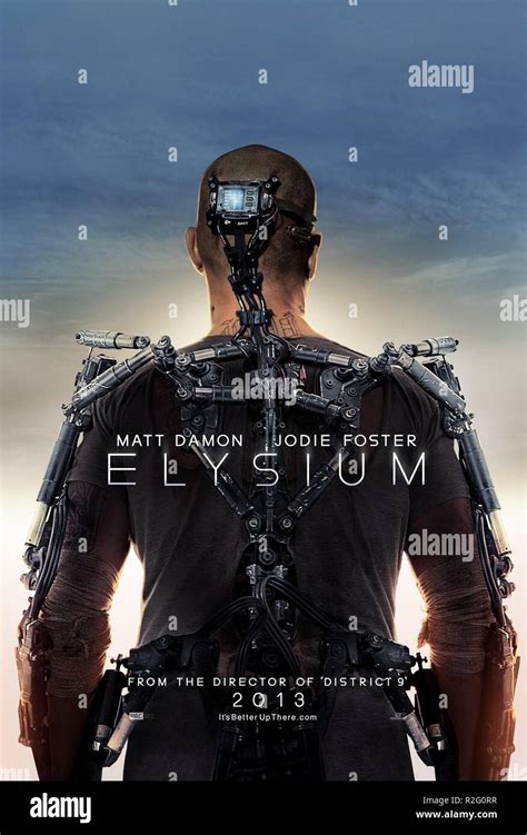 Elysium Year : 2013 USA Director : Neill Blomkamp Movie poster (USA ...