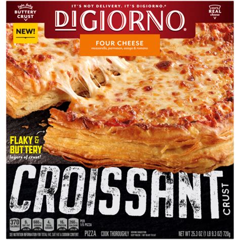 Digiorno Pizza with cheese topping, rising crust, frozen and baked ...