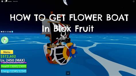 How to get flower boat | Blox Fruit - YouTube