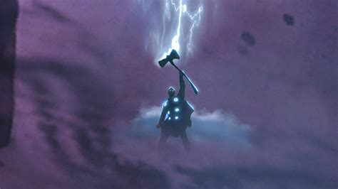 1920x1080 Thor God Of Thunder New Art Laptop Full HD 1080P HD 4k Wallpapers, Images, Backgrounds ...