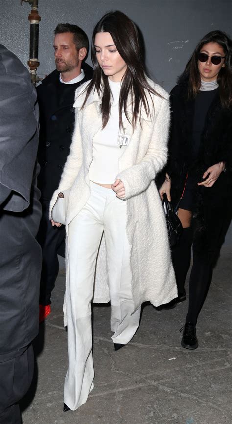 Kendall Jenner - Leaving Calvin Klein Fashion Show in New York City ...