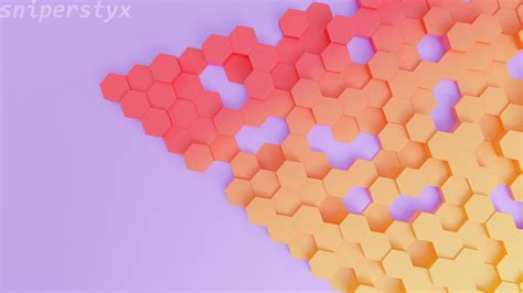 ArtStation - Hexagons Background 4K