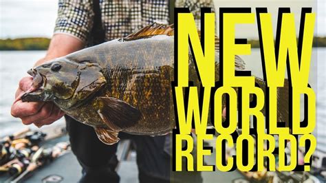 World Record Smallmouth Bass IGFA Pending - YouTube