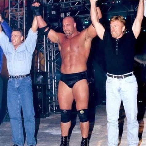 Chuck Norris,Jean Claude Van Damme & Goldberg together in WCW.. : r ...