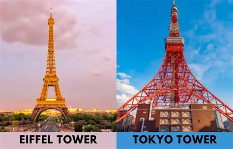 Tokyo Tower Vs Eiffel Tower: Where Do They Differ? | 7 Differences ...