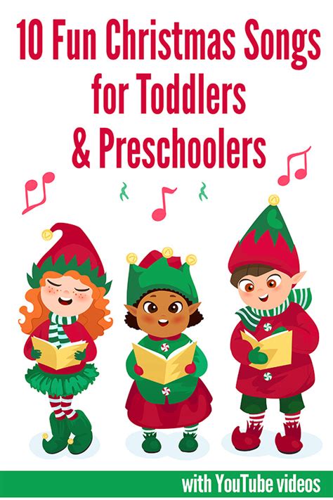 10 Fun Christmas Songs for Toddlers & Preschoolers