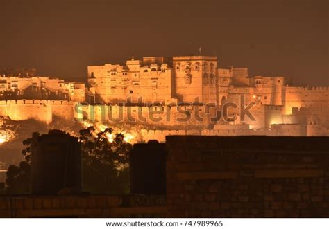 Night View Jaisalmer Fort Stock Photo (Edit Now) 747989965